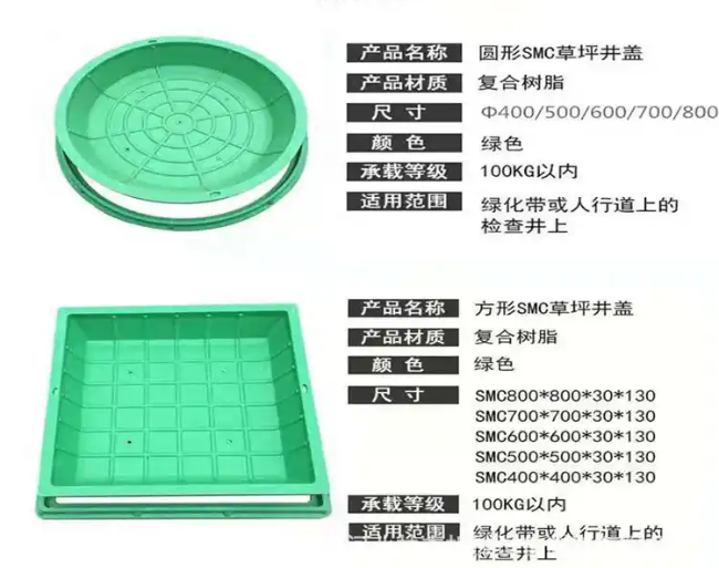 巧家树脂复合种植井盖展示